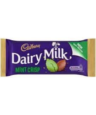 Cadbury Cadbury Dairymilk Pack of 10 Mint Crispy Bars 54g