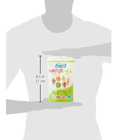 Vidal Naturall Fruit & Veggie Vegan Rubber Candy No Artificial Dyes & Natural Scents - 20% Fruit & Vegetable Juice - 180g - Buy Online on GoSupps.com