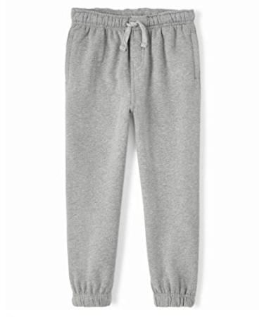 Gymboree Boys' and Toddler Fleece Jogger Sweatpants 6 H/T Smoke