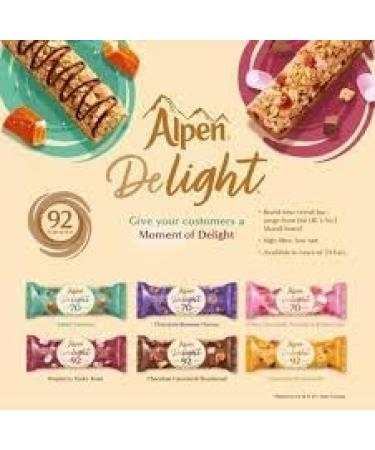 Alpen Light Delight Bundle - Chocolate Brownie White Raspberry and Shortcake Salted Caramel Honeycomb. 20 Bars 480g. - Low-calorie brunch for a guilt-free treat - Buy Online on GoSupps.com