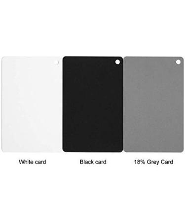 Sedremm 3-in-1 Grey Card White Balance Set for Exposure Photography - Color Correction Tool for Video DSLR and Film with Cleaning Cloth - Buy Online on GoSupps.com
