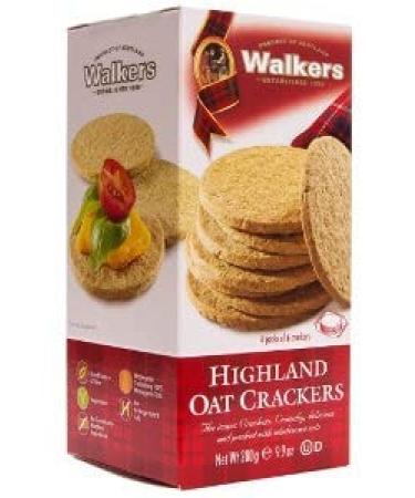 Walkers Highland Oatcakes 9.9 oz - Pack of 3 | Traditional Scottish Oat Biscuits - Buy Online on GoSupps.com