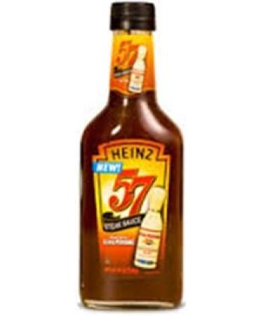 Heinz 57 Steak Sauce with Lea & Perrins Worcestershire Sauce 10oz Bottle (Pack of 6)