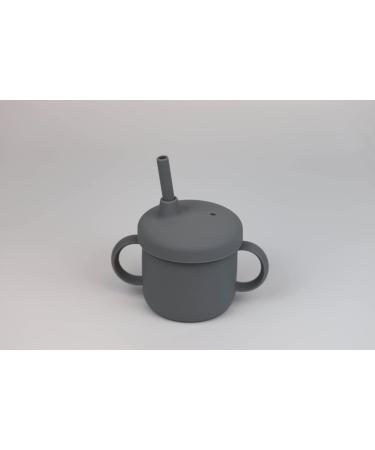 Silleebee Silicone 5-in-1 Sippy training cup 3 lids with straw and handles sip-n-snack for baby and toddler - Buy Online on GoSupps.com
