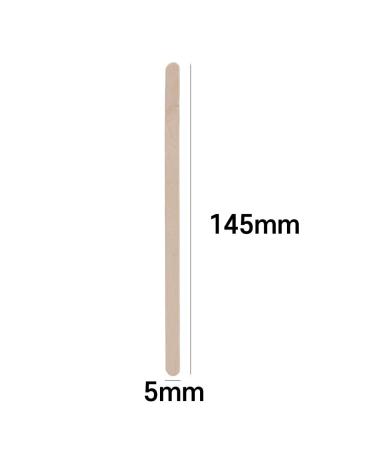 GOOD STUFF Disposable Wooden Spatulas - 50 Pack | 14.5 x 0.5 cm | Eco-Friendly Kitchen Tools for Cooking & Baking - Buy Online on GoSupps.com