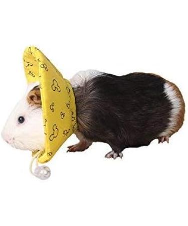 NashaFeiLi Elizabethan Pet Collar for Hamsters & Chinchillas | Adjustable Comfortable - Size M | Yellow & Pink Options - Buy Online on GoSupps.com