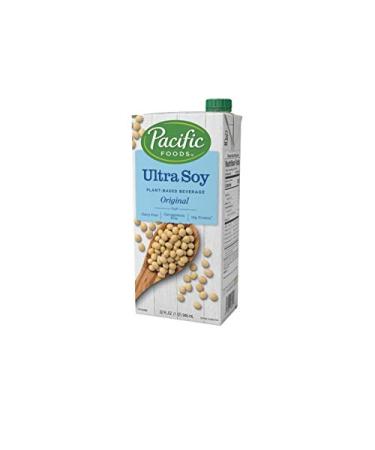 Pacific Foods Ultra Soy Non-Dairy Milk Original 32 Fl Oz - Pack of 12 - Buy Online on GoSupps.com