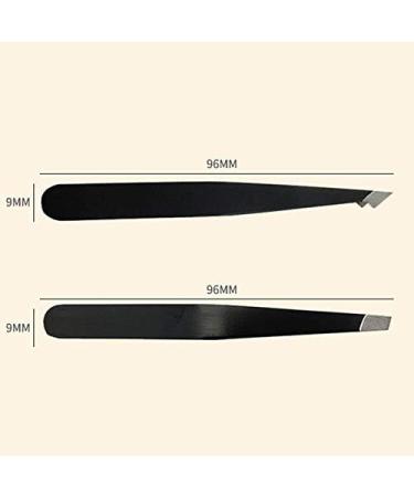 Desikixudy 6-Piece Professional Stainless Steel Eyebrow Tweezers Set | Diagonal Hair Tools & Makeup Accessories with Case | Ideal for Precision Grooming - Buy Online on GoSupps.com