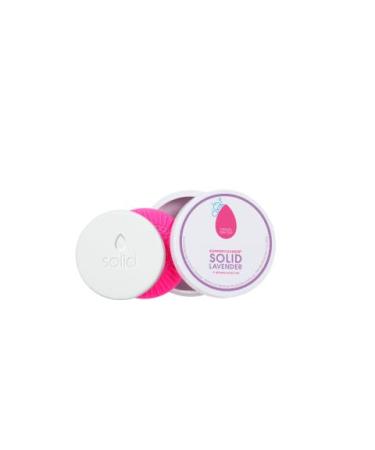 Beautyblender | Blendercleanser Solid Lavender Makeup Sponge & Brush Cleanser + Silicone Scrub Mat Cleansing Tool Scented Makeup Sponge Cleaner Vegan & Cruelty Free Made in the USA .558 oz