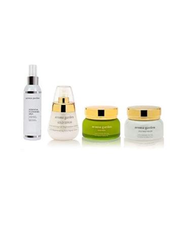Skin Condition 5: Anti-Aging Care for Wrinkles - Vitamin C 24K Gold & Hyaluronic Acid Gift Set - Organic & Vegan - International Shipping - Buy Online on GoSupps.com