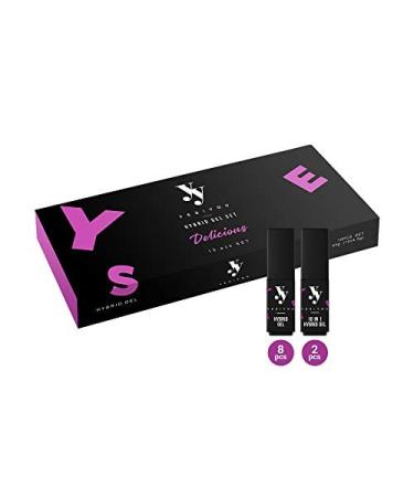 Yes! You uv nail polish red colors gel nail polish set 10 pieces shellac red classic colors cover lacquer base varnish kit gel nails 8 + 2 pieces 45g mix color