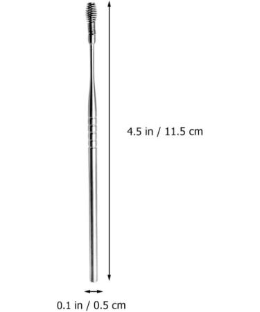 Spring Ear Pick Set - 6pcs Spiral & Curette Tools for Earwax Removal & Cleaning - Adults Ear Scoop Kit - Buy Online on GoSupps.com