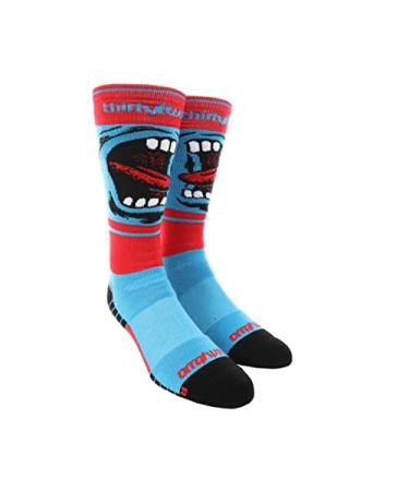 thirtytwo Mens Santa Cruz Snow Sport Socks Red/Blue Large-X-Large