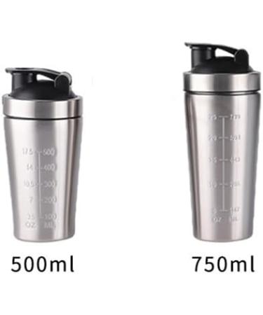 Soynogya 750ml Stainless Steel Protein Shaker - Sport & Fitness Black - Perfect for Protein & Egg White - Buy Online on GoSupps.com
