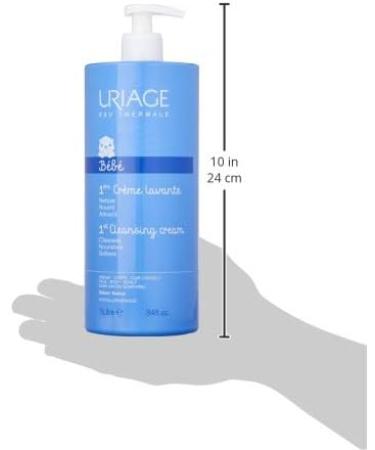 Uriage Foaming and Cleansing Soap-Free Cream for Babies Face/Body/Scal - Buy Online on GoSupps.com