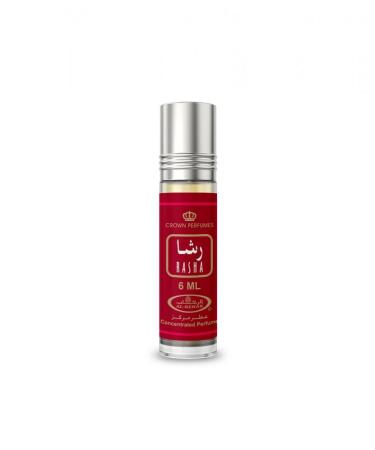 Al-Rehab Rasha - Roll On - Essential Perfume Oil - For Women 6ml(0.2 Fl Oz) Rasha 0.2 Fl Oz (Pack of 1) - Buy Online on GoSupps.com