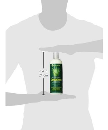 Real Aloe Argan Oil & Oat Beta Aloe Vera Hair Conditioner - 16 Oz | Nourishing Hair Care for All Hair Types | International Shipping Available - Buy Online on GoSupps.com