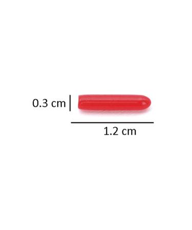 100 Red Plastic Eyelash Tweezers Tips Covers - Grafting Eyelashes Protectors - Buy Online on GoSupps.com
