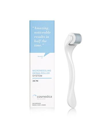 Cosmedica Microneedling Derma Roller for Face 0.25 mm Facial 540 Micro Needles  Skin Care Cosmetic Needling Instrument  (1 Count (Pack of 1))