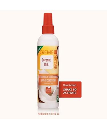 Creme of Nature Coconut Milk Leave In Conditioner - Detangling & Conditioning Formula (8.45 Fl Oz) - Buy Online on GoSupps.com