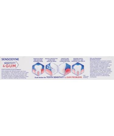 Sensodyne Sensitivity & Gum Whitening Toothpaste - Pack of 2 for Sensitive Teeth & Gum Care - 3.4 oz Each - Ships Internationally - Buy Online on GoSupps.com
