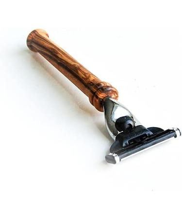 DOM K2 Wet Razor with Olive Wood Handle & FU Blade - Premium Quality International Shipping - Buy Online on GoSupps.com