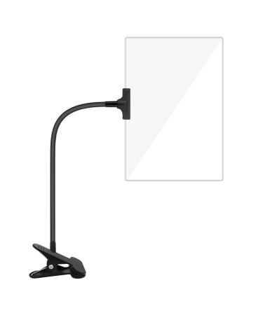 piuryue 5X Magnifying Glass with Clip 6x3.5 Inch Magnifier with Clamp Adjustable Flexible Gooseneck Clip on Magnifying Glass Easy Install Easy to Use