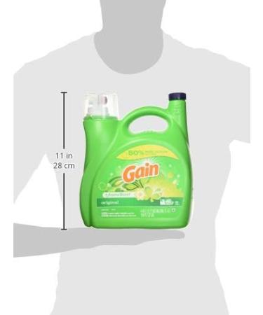 Gain Aroma Boost Liquid Laundry Detergent - Original Scent 96 Loads HE Compatible 138 fl oz | International Shipping Available - Buy Online on GoSupps.com