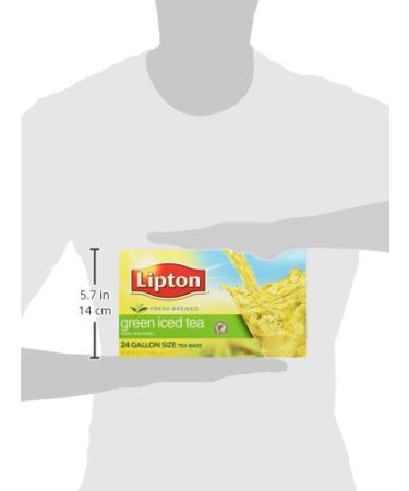 Lipton Green Iced Tea Bags Unsweetened - Rainforest Alliance Certified - 1 Gallon, 2x24 Count Packs - Buy Online on GoSupps.com