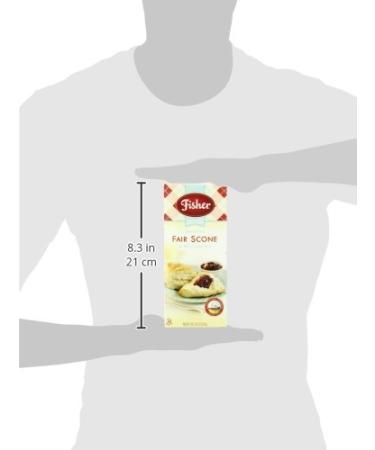 Fisher Original Fair Scone & Shortcake Mix 18 OZ (Pack of 6) - Delicious Fair Scone Mix, 1.12 Pound (Pack of 6) - Buy Online on GoSupps.com