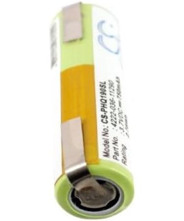 Replacement Battery for Philips Norelco RQ1075 RQ1076 RQ1080 RQ1085 - 750mAh/3.7V | Compatible Parts 036-11290 4222-036-06410 4222-036-11290 - Buy Online on GoSupps.com
