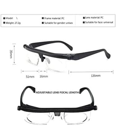 Vifocus Adjustable Reading Glasses for Seniors | 2023 Upgrade with Distance Vision Focus | One-Piece Adjustable Dial Design - Buy Online on GoSupps.com