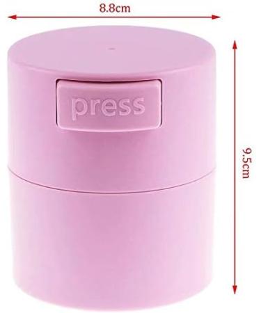 Eyelash Glue Storage Tank Airtight Lash Glue Container Adhesive Stand Activated Carbon Sealed Storage Pot Jar Matte fashion Can hold 3 sticks of glue Moisture-proof Pink - Buy Online on GoSupps.com
