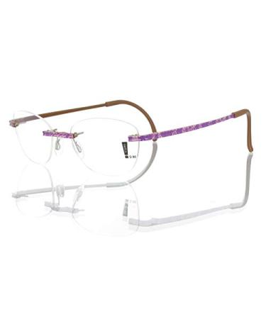 switch it set Combi 1010 interchangeable temples in the color brown-opaque-cream-violet - Buy Online on GoSupps.com