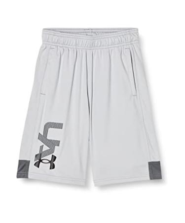 Under Armour Boys' UA Velocity Shorts - Mod Gray/Pitch Gray Medium