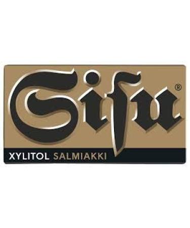 Sisu Salmiakki Xylitol Original Finnish Liquorice Lozenges Drops, Sugared Sweets, 24 x 36g Boxes