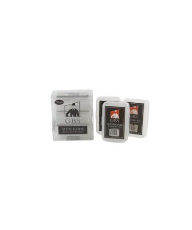 G.B.S Alum Block 3 Stone Pack - 80G (2.8 Oz) Natural Facial Face Armpits Neck Razor Cuts & Nicks Soothes Skin & Pore After Shave with Travel Case - Buy Online on GoSupps.com