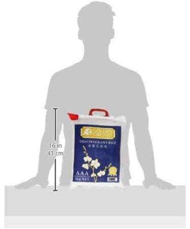 Golden Orchid Fragrant Thai Rice 5 kg - Premium Quality Grain for Exquisite Dishes - Buy Online on GoSupps.com