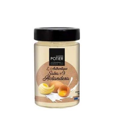 Maison POTIER Maison Potier - Dutch Sauce No. 9 (Butter and Concentrated Lemon Juice Sauce) - Ideal for Fish and Vegetables - 180 grams