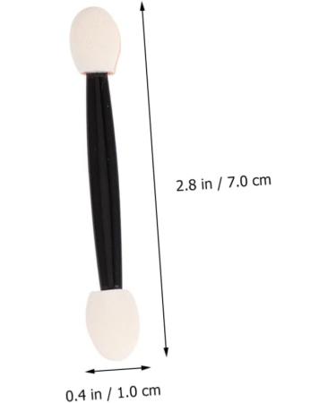 Didiseaon 48 Pcs Eyeshadow Stick Smudge Eye Brush Eyeshadow Brush Kit Eye Shadow Brush Sponge Miss Set 7cmx2pcs Black+whitex2pcs - Buy Online on GoSupps.com