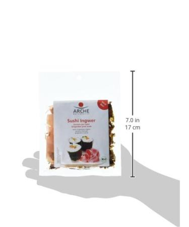 Buy Arche Bio Sushi Ginger 105g - Authentic Organic Pickled Ginger for Sushi & Asian Cuisine - Buy Online on GoSupps.com