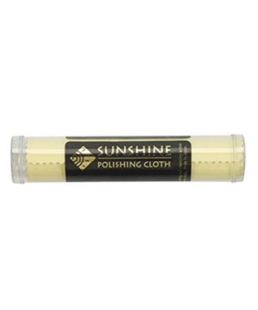 Sunshine Polishing Cloth for Sterling Silver Gold Brass and Copper Metal Packaged in a Tube (Quantity 2)