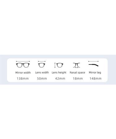 Fuqinqingoz Glare-Free Reading Glasses | Unbreakable Anti-Blue Light Computer Glasses for Men & Women | +150 Gun Color - Buy Online on GoSupps.com
