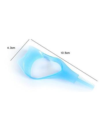 2Pcs Pink Blue 3-in-1 Makeup Eyelash Tools - Mascara Protector Applicator & Comb | Perfect Cosmetic Tool for Upper & Lower Lashes - Buy Online on GoSupps.com