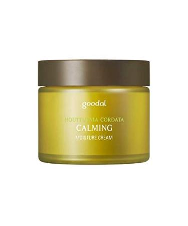 Goodal Houttuynia Cordata Calming Moisture Cream for All Skin Types | Deep Moisturizing, Calming, Instant Hydrating, and Soothing Herbal Skin Care (2.53 oz) 2.54 Fl Oz (Pack of 1)