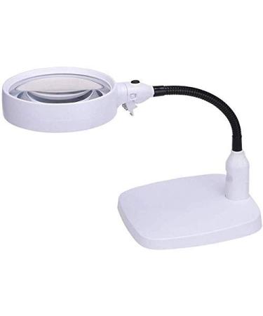 Magnifier Desktop Magnifying Glass 10 Times with Led Lights 20 Times Old Reading Electronic Inspection Clock Mobile Phone Repair Lofty Ambition