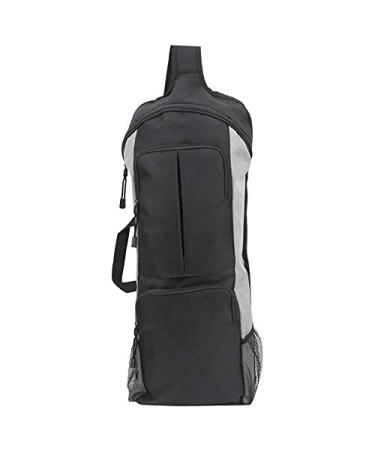 SALUTUYA Yoga Mat Bag, Large Yoga Mat Tote Sling Carrier, Yoga Mat Carrying Bag with Versatile Storage Mesh and Zipper Pockets for Women Men Gym Sport Travel