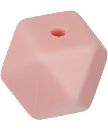 Rayher Silicone Hexagon Beads - Pink Tones 14mm 10 Pieces | Ideal for Crafting Accessories - Buy Online on GoSupps.com