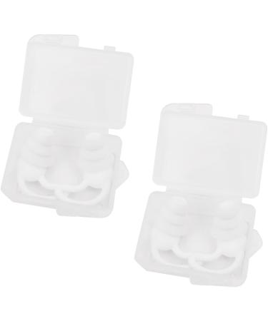 Namvo Reusable Silicone Earplugs - 2 Pairs for Snoring & Sleep Waterproof & Flexible - Ideal for Peaceful Sleep! - Buy Online on GoSupps.com