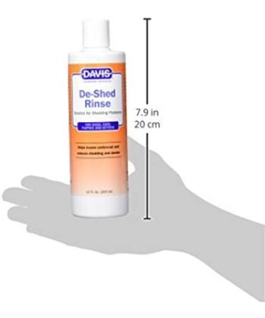 Davis De-Shed Pet Rinse 12 oz - Reduce Shedding and Promote Healthy Coat | [Brand Name] - Buy Online on GoSupps.com